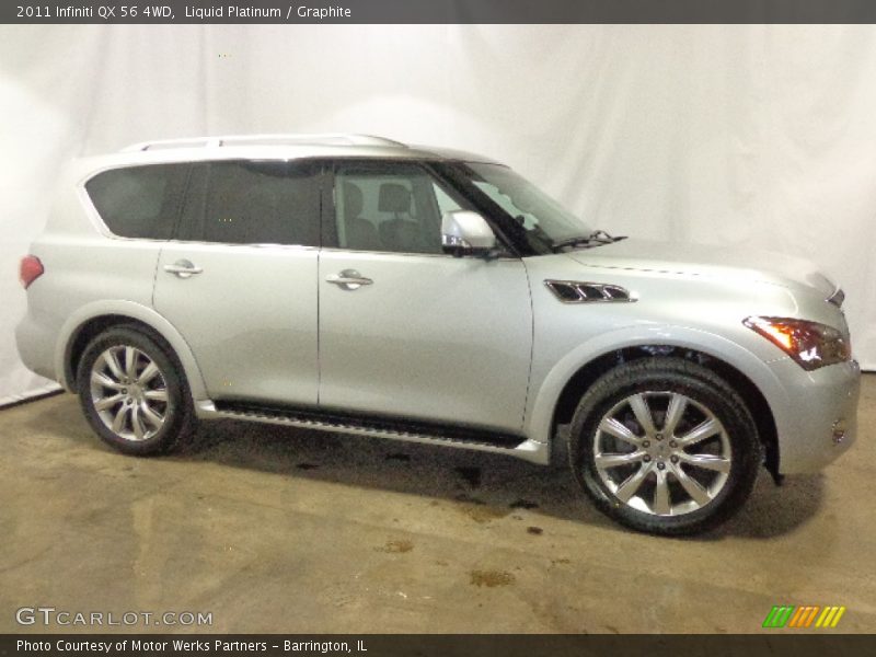 Liquid Platinum / Graphite 2011 Infiniti QX 56 4WD