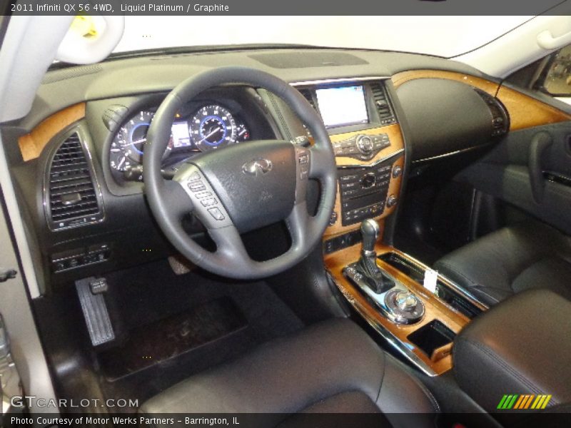 Liquid Platinum / Graphite 2011 Infiniti QX 56 4WD