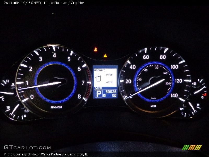 Liquid Platinum / Graphite 2011 Infiniti QX 56 4WD