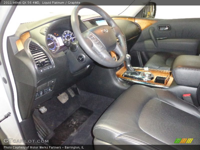 Liquid Platinum / Graphite 2011 Infiniti QX 56 4WD