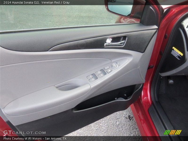 Venetian Red / Gray 2014 Hyundai Sonata GLS