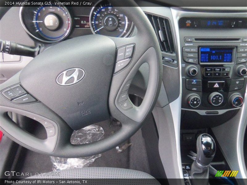 Venetian Red / Gray 2014 Hyundai Sonata GLS