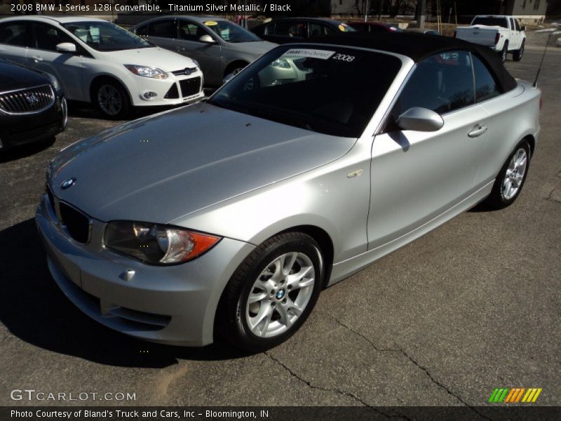 Front 3/4 View of 2008 1 Series 128i Convertible