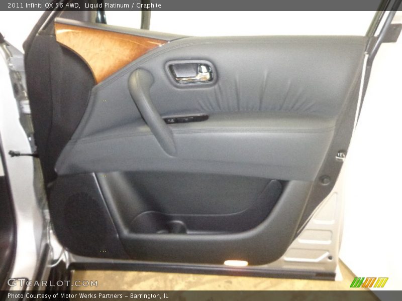 Liquid Platinum / Graphite 2011 Infiniti QX 56 4WD