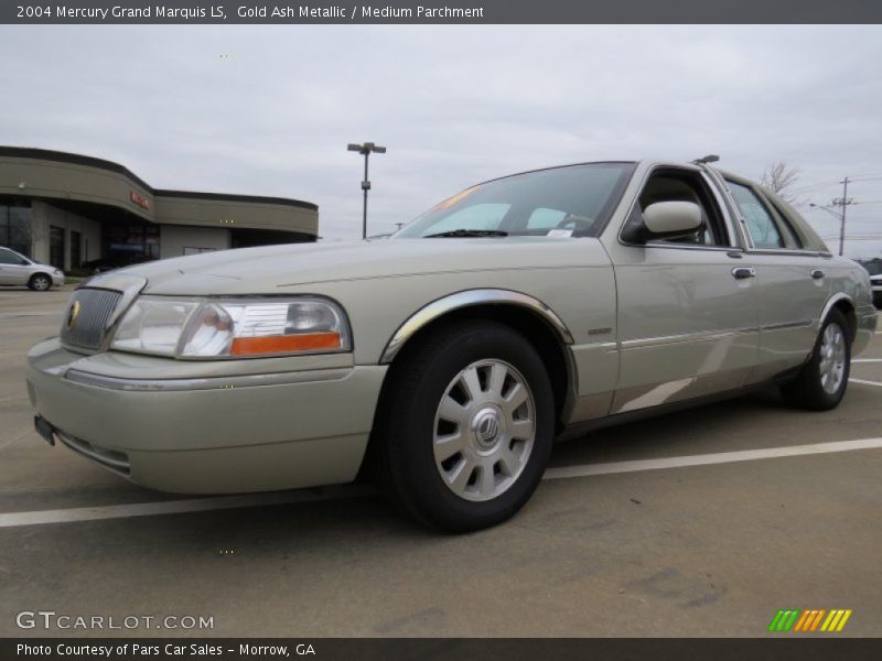 Gold Ash Metallic / Medium Parchment 2004 Mercury Grand Marquis LS