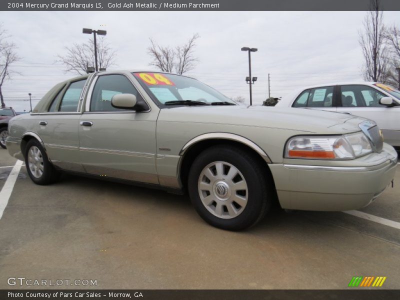 Gold Ash Metallic / Medium Parchment 2004 Mercury Grand Marquis LS