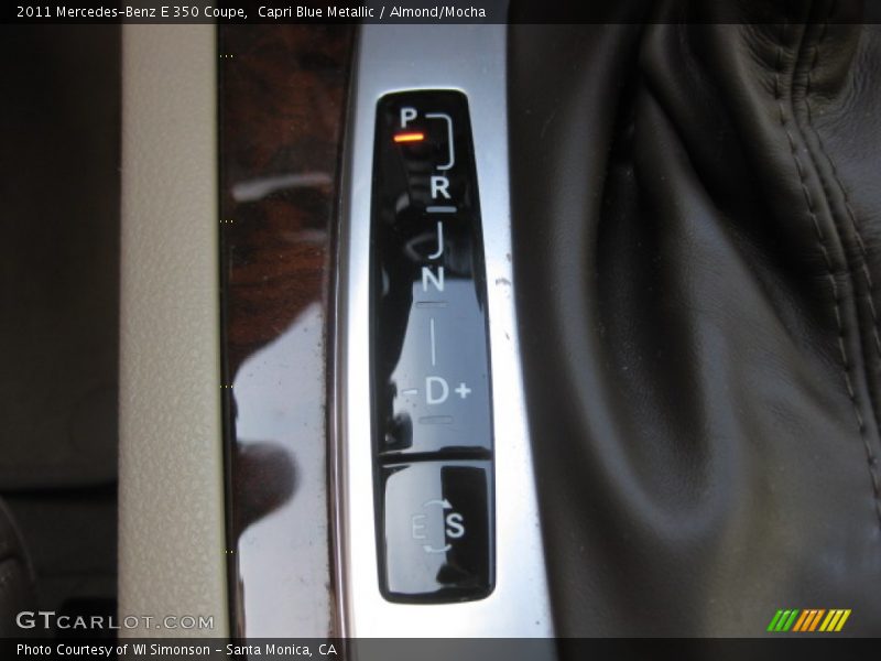 Capri Blue Metallic / Almond/Mocha 2011 Mercedes-Benz E 350 Coupe