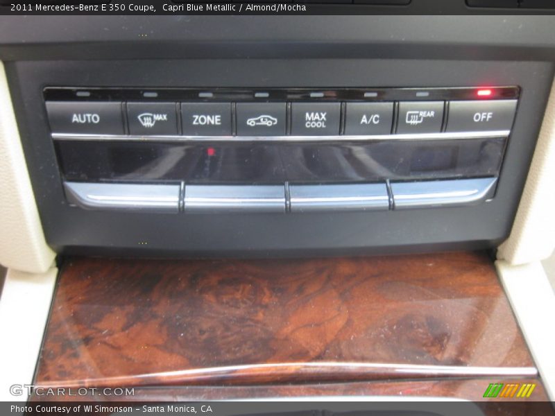 Capri Blue Metallic / Almond/Mocha 2011 Mercedes-Benz E 350 Coupe