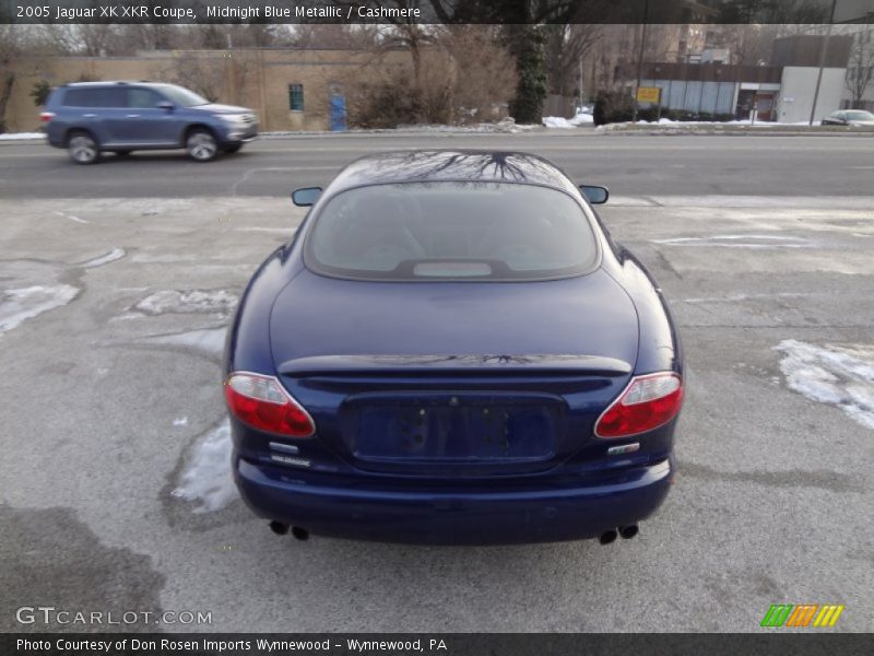 Midnight Blue Metallic / Cashmere 2005 Jaguar XK XKR Coupe