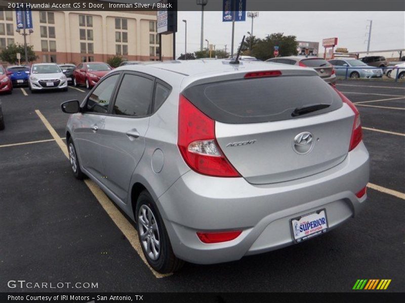 Ironman Silver / Black 2014 Hyundai Accent GS 5 Door