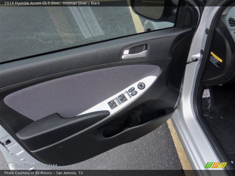 Ironman Silver / Black 2014 Hyundai Accent GS 5 Door