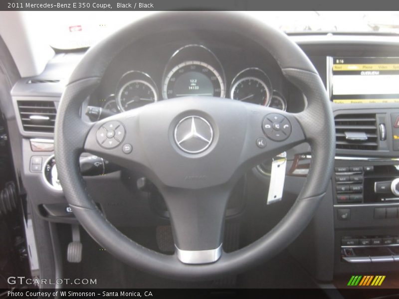 Black / Black 2011 Mercedes-Benz E 350 Coupe