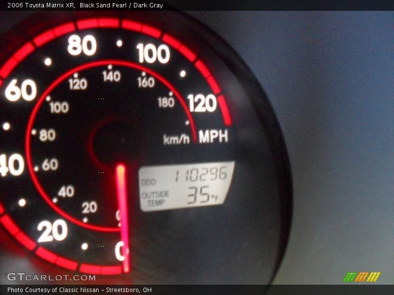 Black Sand Pearl / Dark Gray 2006 Toyota Matrix XR