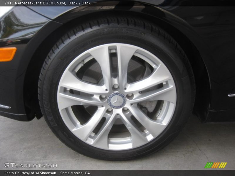 Black / Black 2011 Mercedes-Benz E 350 Coupe