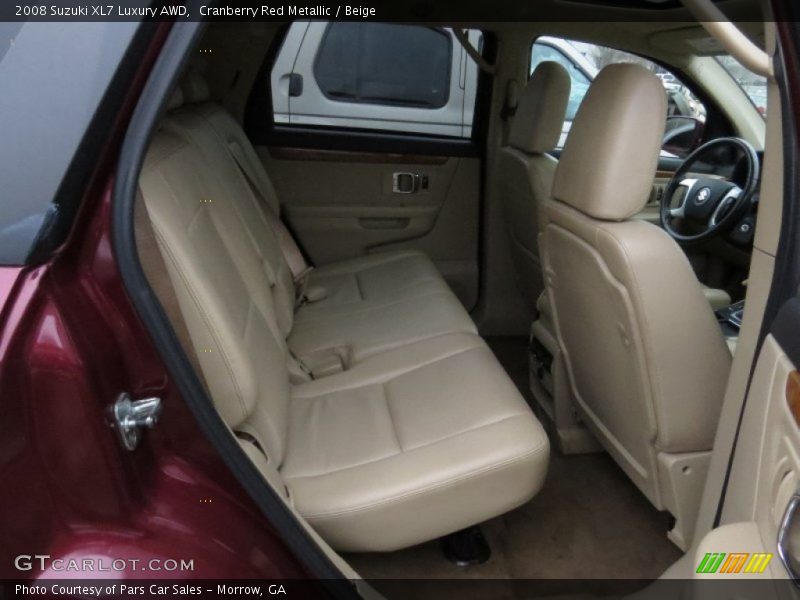 Cranberry Red Metallic / Beige 2008 Suzuki XL7 Luxury AWD