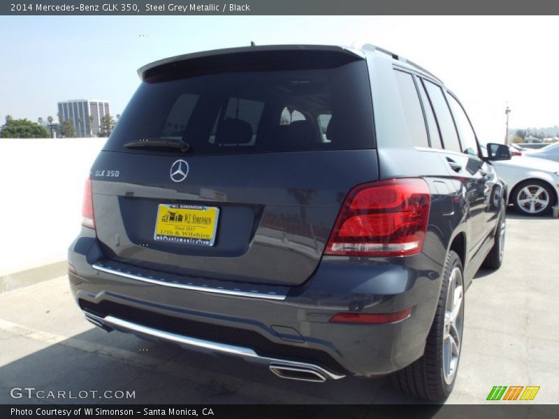 Steel Grey Metallic / Black 2014 Mercedes-Benz GLK 350