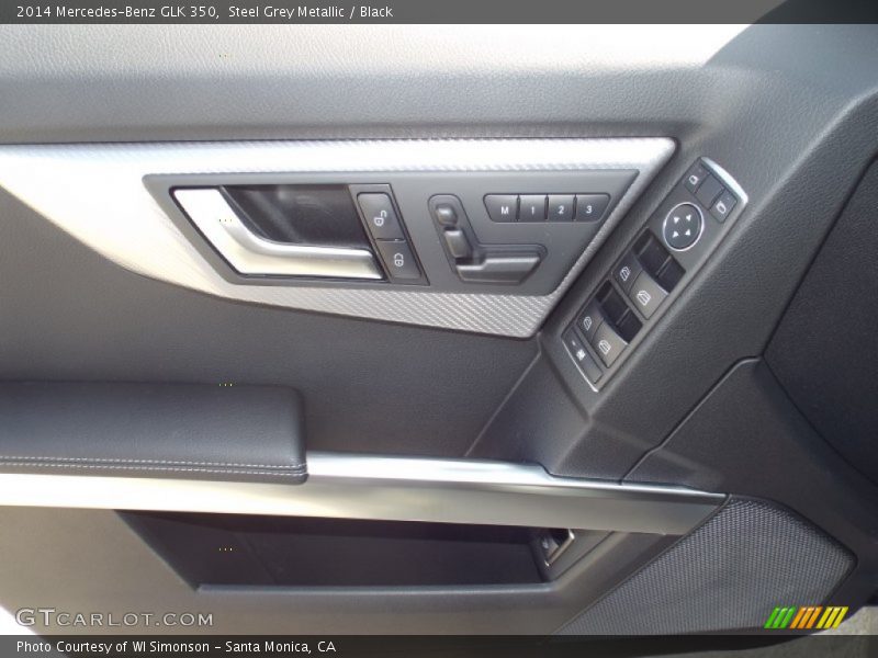 Steel Grey Metallic / Black 2014 Mercedes-Benz GLK 350