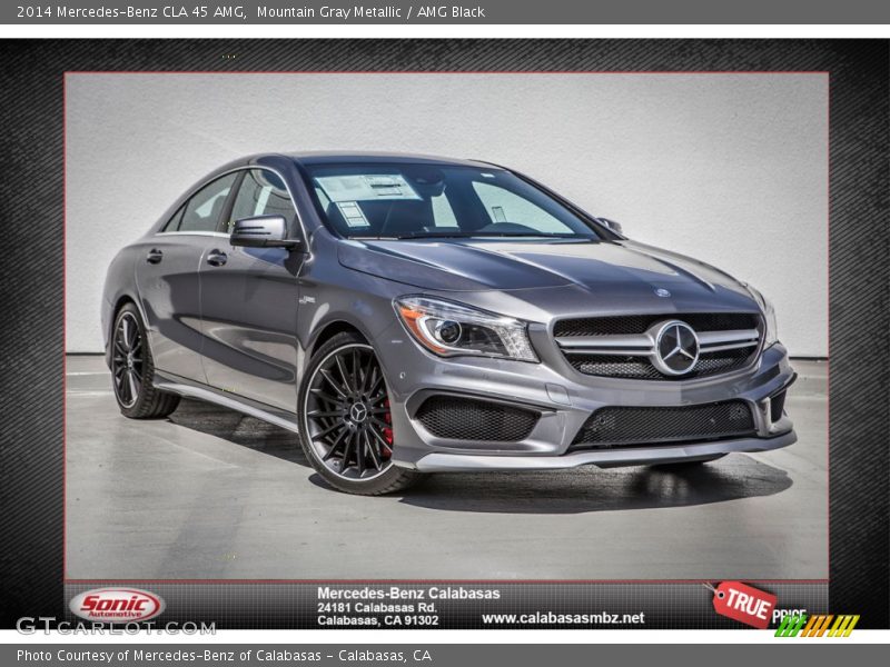 Mountain Gray Metallic / AMG Black 2014 Mercedes-Benz CLA 45 AMG