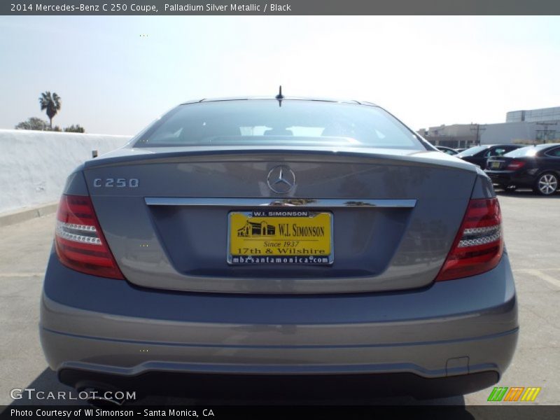 Palladium Silver Metallic / Black 2014 Mercedes-Benz C 250 Coupe