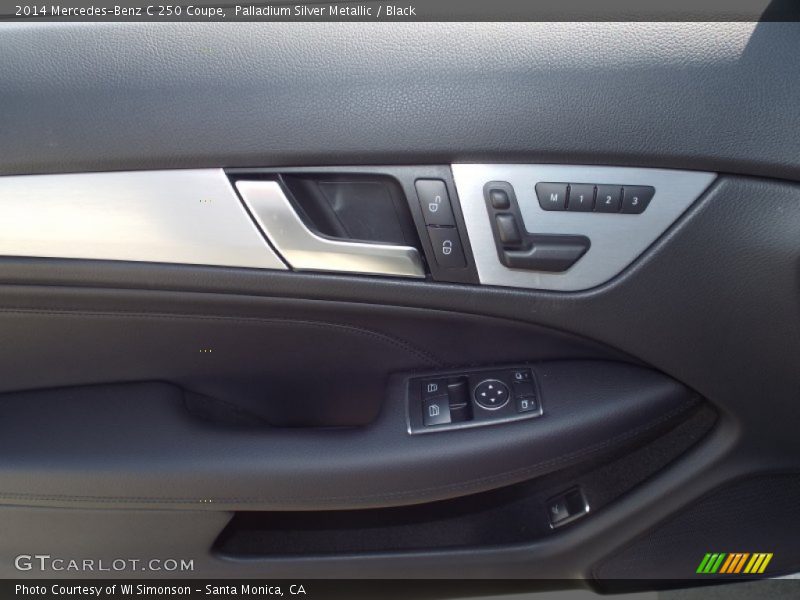 Palladium Silver Metallic / Black 2014 Mercedes-Benz C 250 Coupe