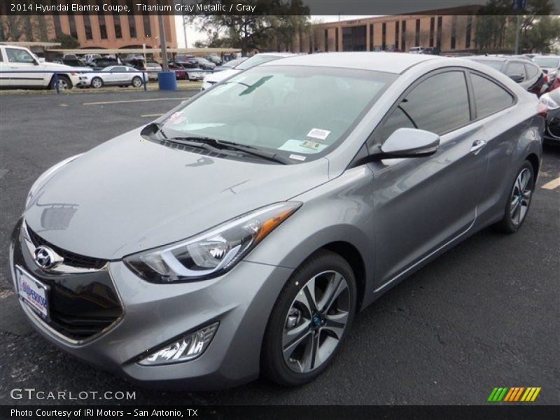 Titanium Gray Metallic / Gray 2014 Hyundai Elantra Coupe