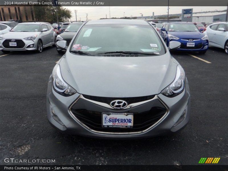 Titanium Gray Metallic / Gray 2014 Hyundai Elantra Coupe