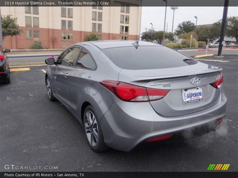 Titanium Gray Metallic / Gray 2014 Hyundai Elantra Coupe