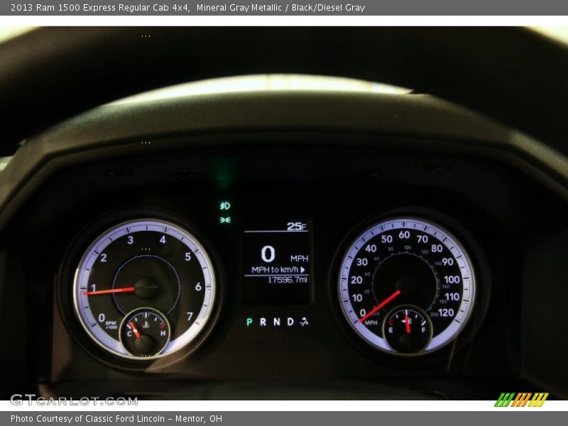 Mineral Gray Metallic / Black/Diesel Gray 2013 Ram 1500 Express Regular Cab 4x4