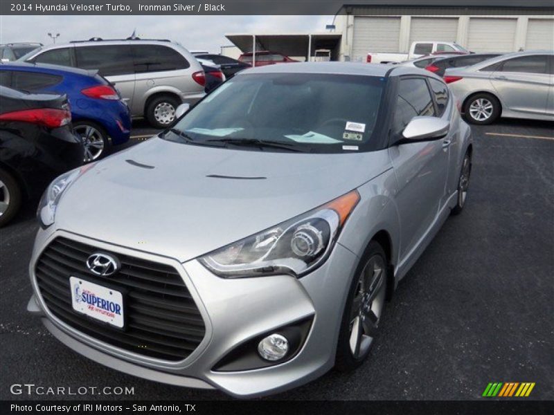 Ironman Silver / Black 2014 Hyundai Veloster Turbo