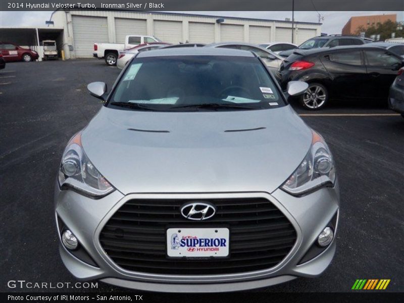 Ironman Silver / Black 2014 Hyundai Veloster Turbo