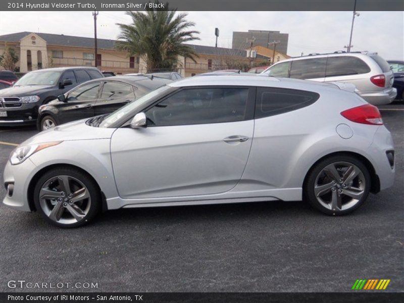 Ironman Silver / Black 2014 Hyundai Veloster Turbo