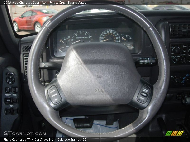 Forest Green Pearl / Agate 1999 Jeep Cherokee Sport 4x4