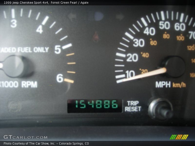 Forest Green Pearl / Agate 1999 Jeep Cherokee Sport 4x4