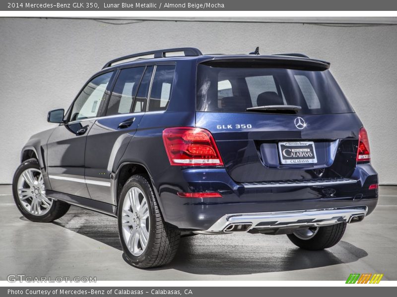 Lunar Blue Metallic / Almond Beige/Mocha 2014 Mercedes-Benz GLK 350