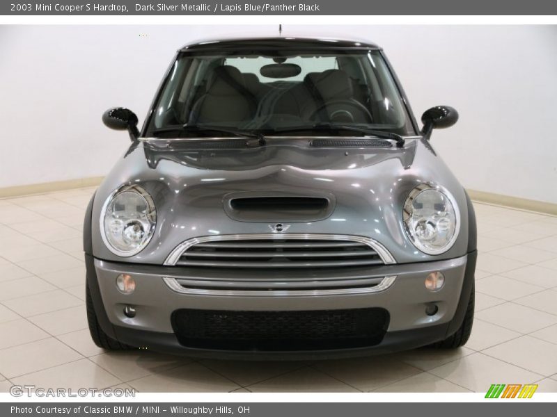 Dark Silver Metallic / Lapis Blue/Panther Black 2003 Mini Cooper S Hardtop