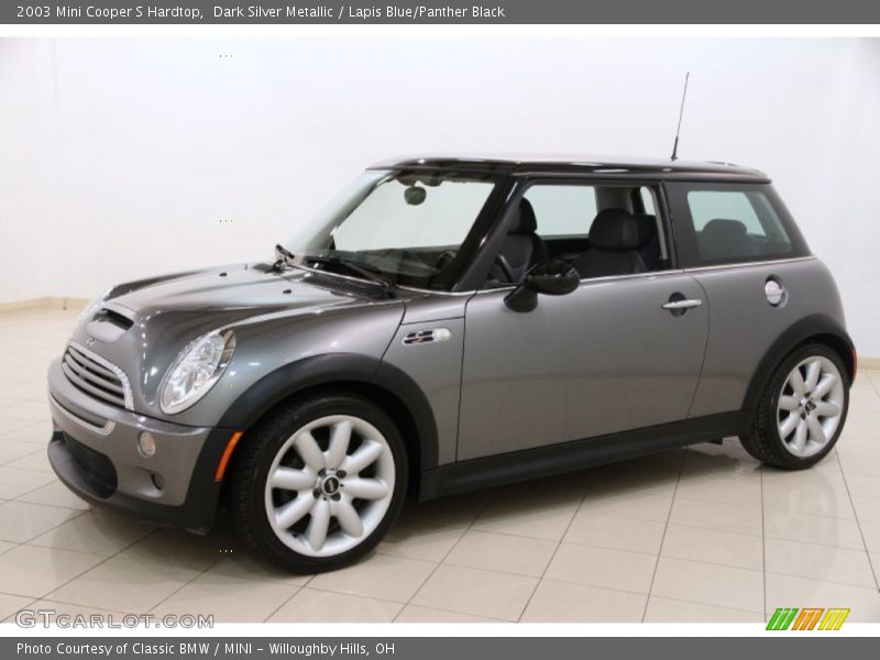 Dark Silver Metallic / Lapis Blue/Panther Black 2003 Mini Cooper S Hardtop
