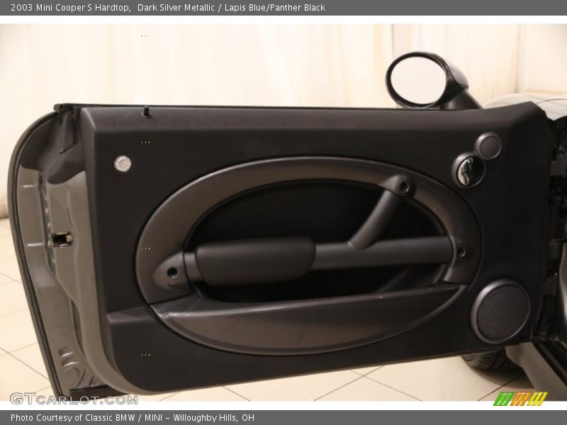 Dark Silver Metallic / Lapis Blue/Panther Black 2003 Mini Cooper S Hardtop