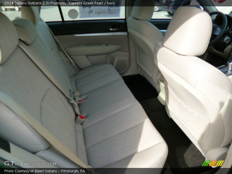 Cypress Green Pearl / Ivory 2014 Subaru Outback 2.5i Premium