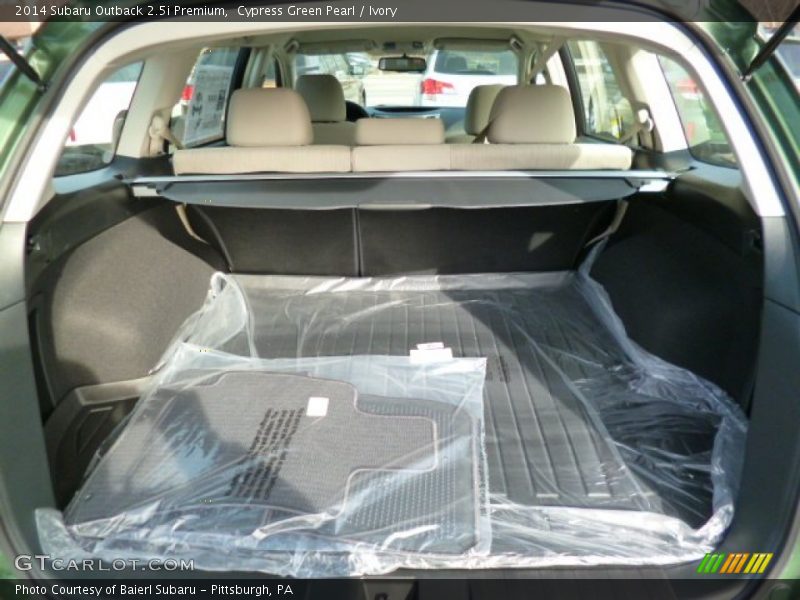 Cypress Green Pearl / Ivory 2014 Subaru Outback 2.5i Premium