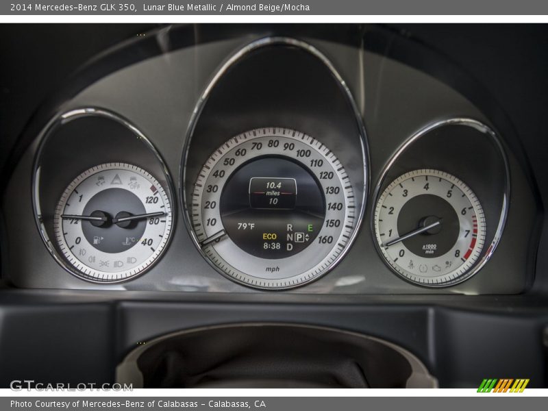 Lunar Blue Metallic / Almond Beige/Mocha 2014 Mercedes-Benz GLK 350