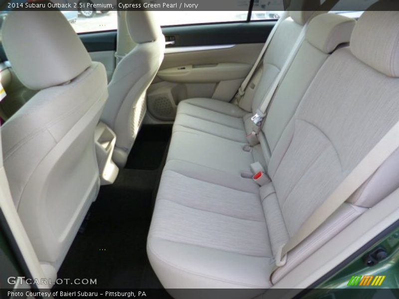 Cypress Green Pearl / Ivory 2014 Subaru Outback 2.5i Premium