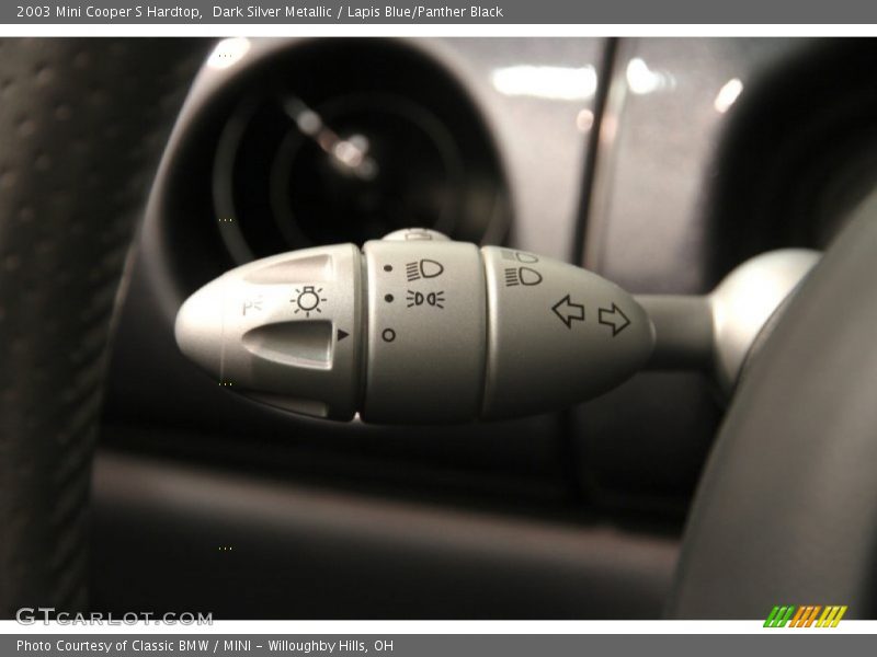 Dark Silver Metallic / Lapis Blue/Panther Black 2003 Mini Cooper S Hardtop