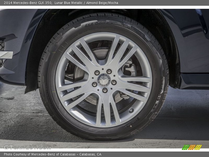 Lunar Blue Metallic / Almond Beige/Mocha 2014 Mercedes-Benz GLK 350