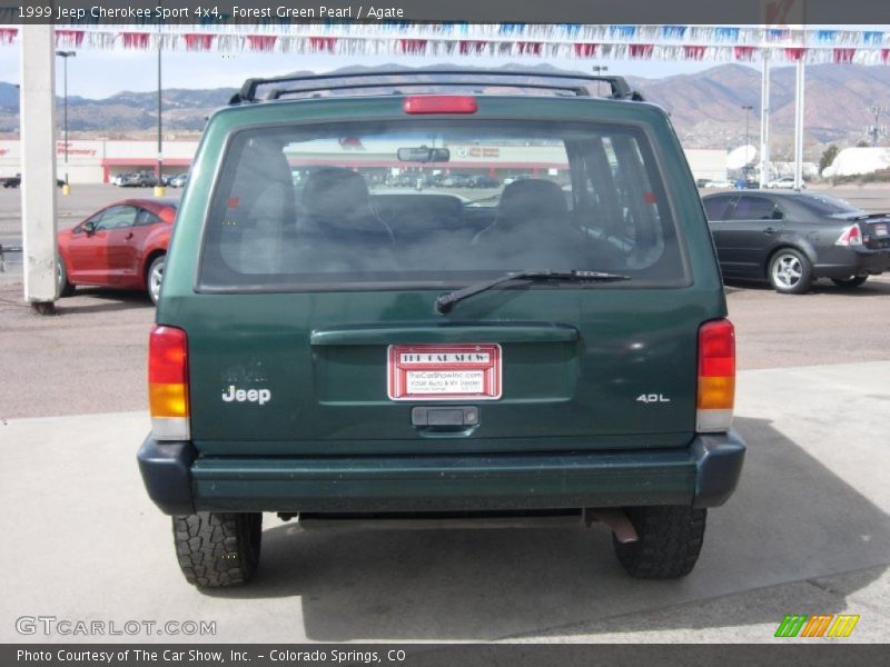 Forest Green Pearl / Agate 1999 Jeep Cherokee Sport 4x4