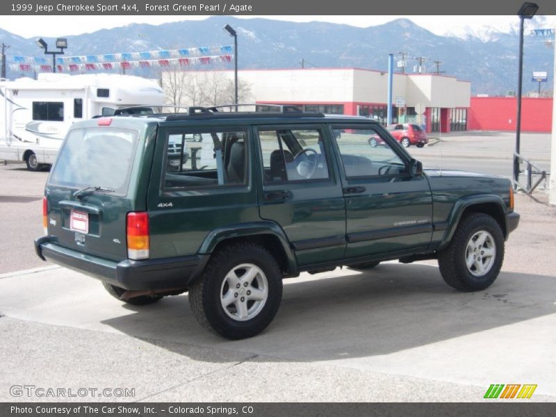 Forest Green Pearl / Agate 1999 Jeep Cherokee Sport 4x4