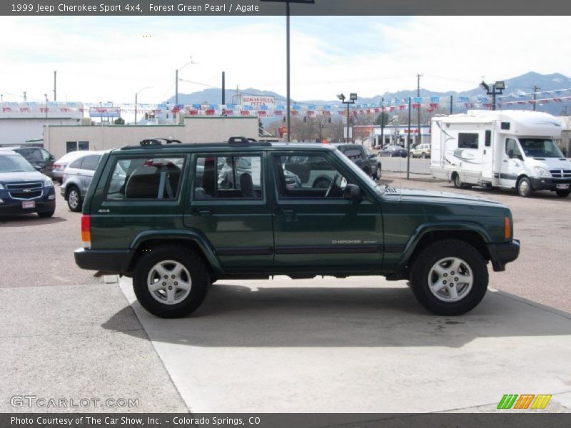 Forest Green Pearl / Agate 1999 Jeep Cherokee Sport 4x4