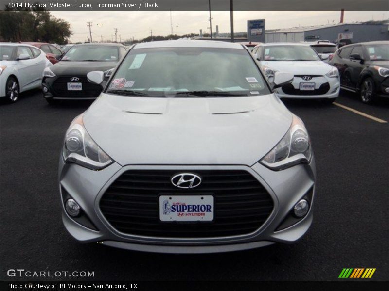 Ironman Silver / Black 2014 Hyundai Veloster Turbo