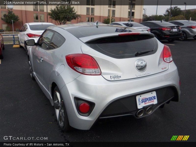 Ironman Silver / Black 2014 Hyundai Veloster Turbo