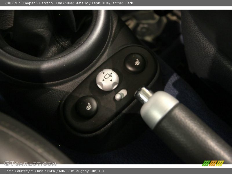 Dark Silver Metallic / Lapis Blue/Panther Black 2003 Mini Cooper S Hardtop