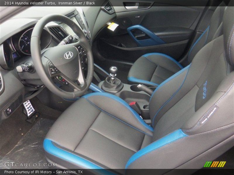 Ironman Silver / Black 2014 Hyundai Veloster Turbo